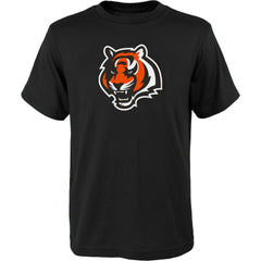 Cincinnati Bengals Outerstuff Youth Primary Logo T-Shirt - Black - NFL