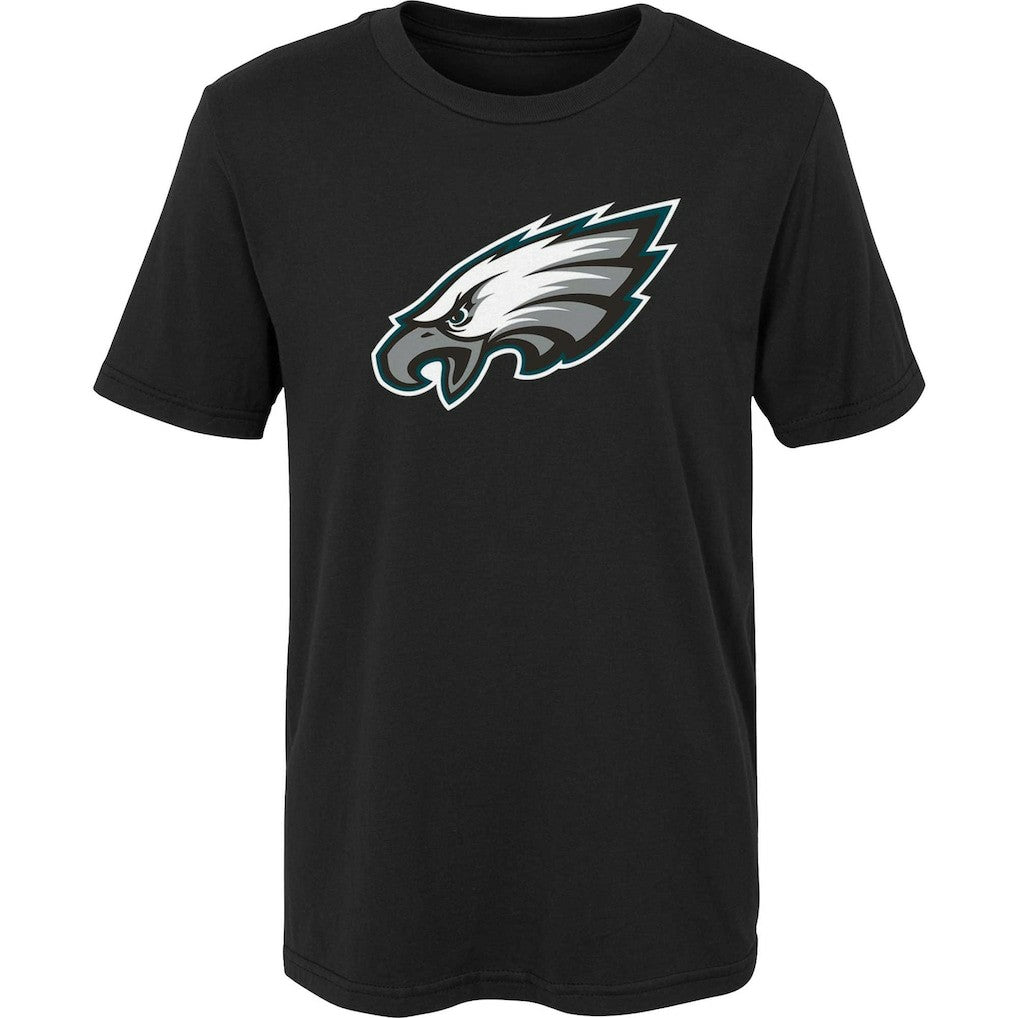 Philadelphia Eagles Outerstuff Youth Primary Logo T-Shirt - Black - NFL