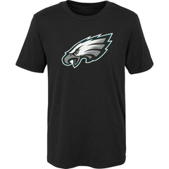 Philadelphia Eagles Outerstuff Youth Primary Logo T-Shirt - Black - NFL