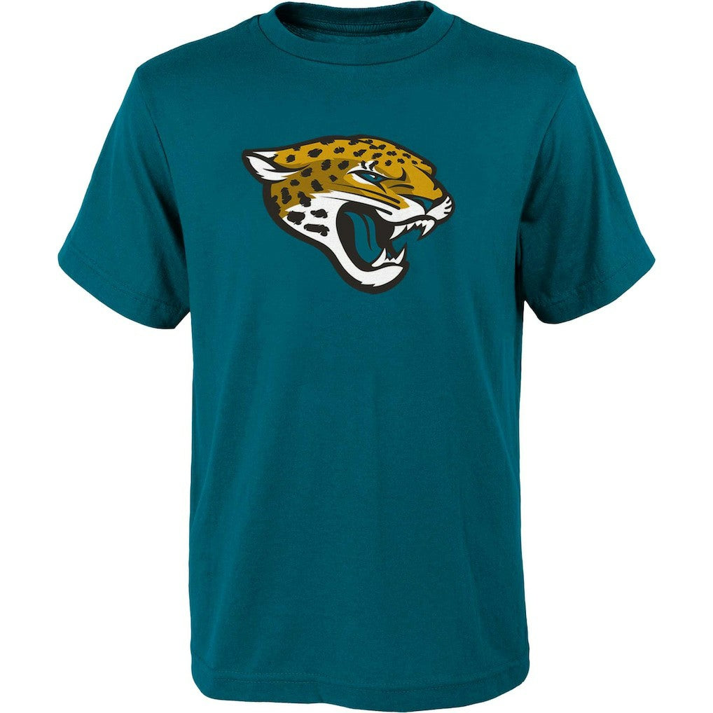 Jacksonville Jaguars Outerstuff Youth Primary Logo T-Shirt - Teal - NFL