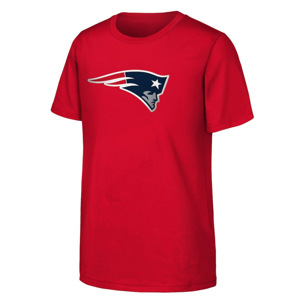 New England Patriots Outerstuff Youth Primary Logo T-Shirt - Red - NFL