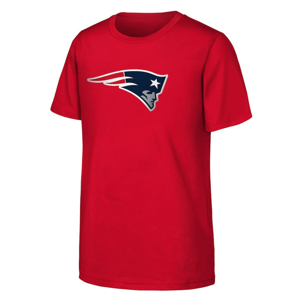 New England Patriots Outerstuff Youth Primary Logo T-Shirt - Red - NFL