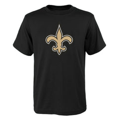 New Orleans Saints Outerstuff Youth Primary Logo T-Shirt - Black - NFL