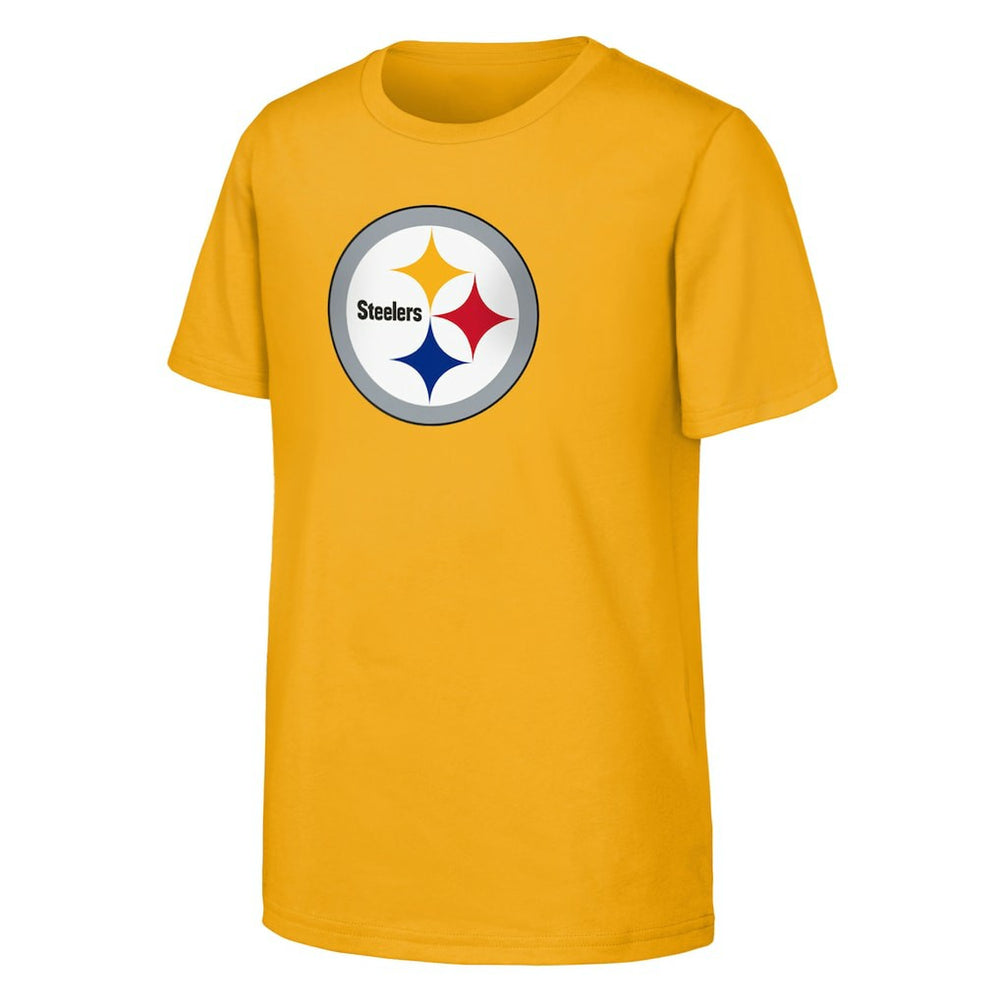 Pittsburgh Steelers Outerstuff Youth Primary Logo T-Shirt - Gold - NFL