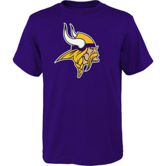 Minnesota Vikings Outerstuff Youth Primary Logo T-Shirt - Purple - NFL