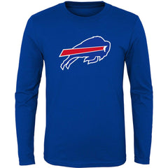 Buffalo Bills Youth Primary Logo Long Sleeve T-Shirt - Royal - NFL