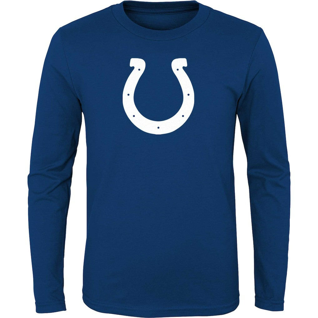 Indianapolis Colts Youth Primary Logo Long Sleeve T-Shirt - Royal - NFL