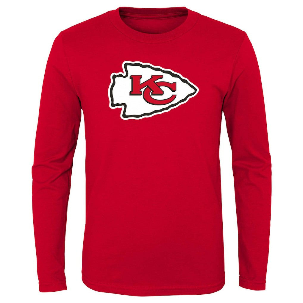 Kansas City Chiefs Preschool Primary Logo Long Sleeve T-Shirt - Red - NFL
