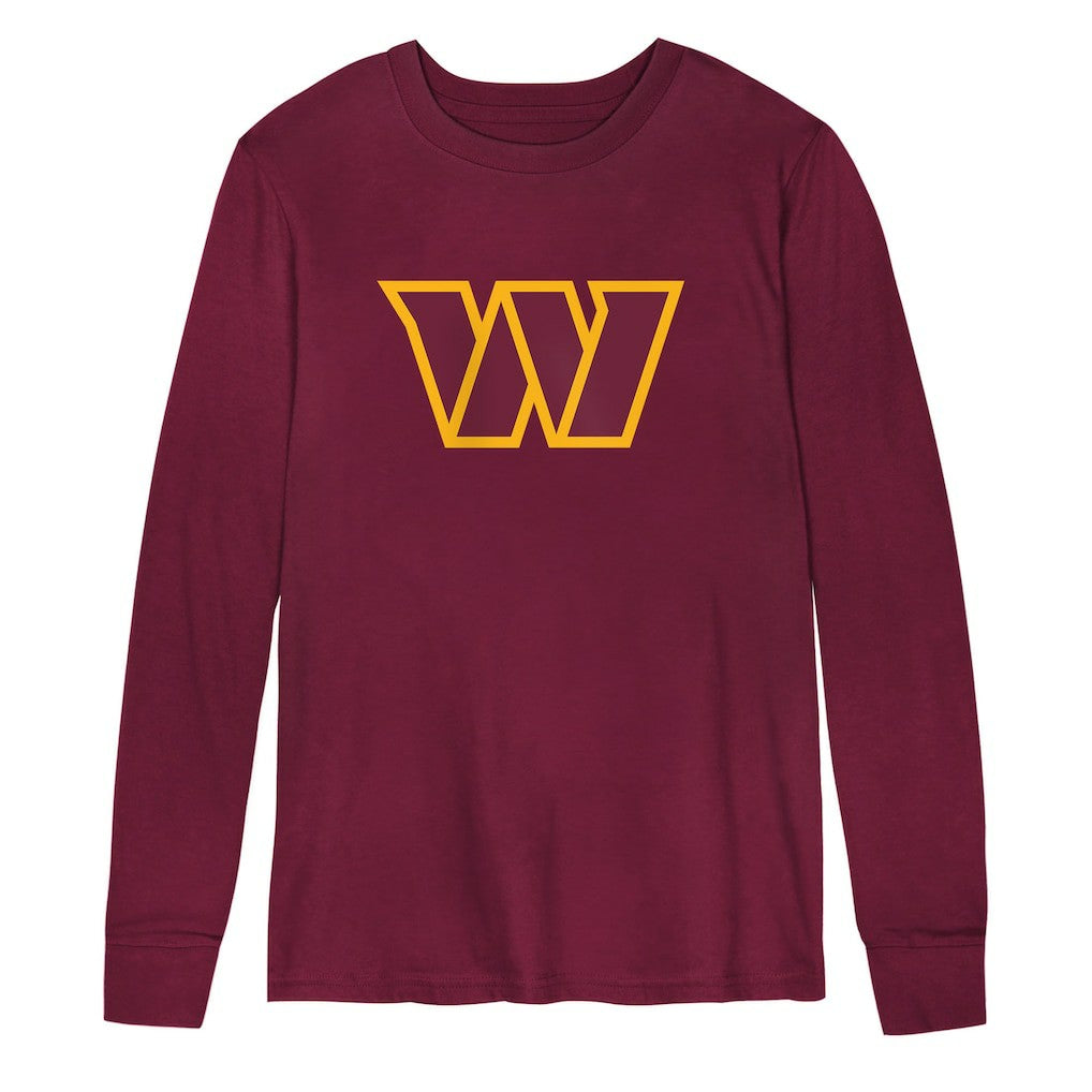Washington Commanders Preschool Primary Logo Long Sleeve T-Shirt - Burgundy - NFL