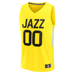 Fanatics Jordan Clarkson Utah Jazz Fast Break Replica Jersey Icon Edition Yellow