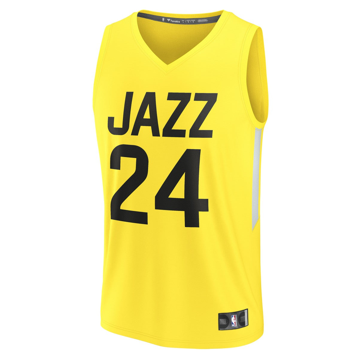 Fanatics Walker Kessler Utah Jazz Fast Break Replica Player Jersey Icon Edition Yellow