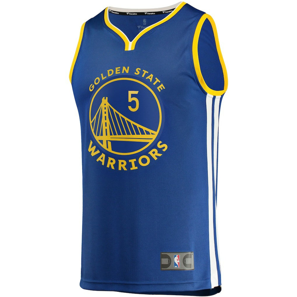Fanatics Kevon Looney Golden State Warriors Fast Break Replica Jersey Icon Editi- Blue