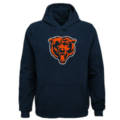 Chicago Bears Youth Team Logo Pullover Hoodie - Navy - NFL