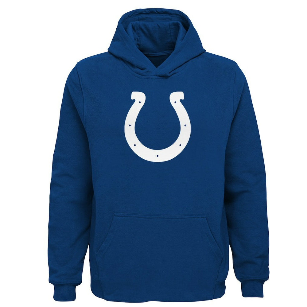 Indianapolis Colts Youth Team Logo Pullover Hoodie - Royal - NFL