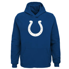 Indianapolis Colts Youth Team Logo Pullover Hoodie - Royal - NFL