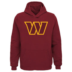 Washington Commanders Youth Team Logo Pullover Hoodie - Burgundy - NFL
