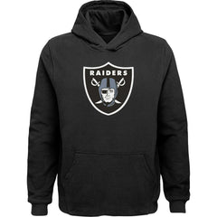 Las Vegas Raiders Youth Team Logo Pullover Hoodie - Black - NFL