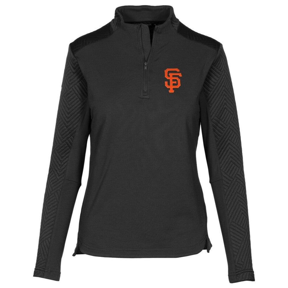 San Francisco Giants Levelwear Women's Daybreak Quarter-Zip Pullover Top for sale