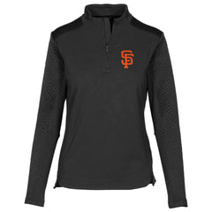 San Francisco Giants Levelwear Women's Daybreak Quarter-Zip Pullover Top for sale