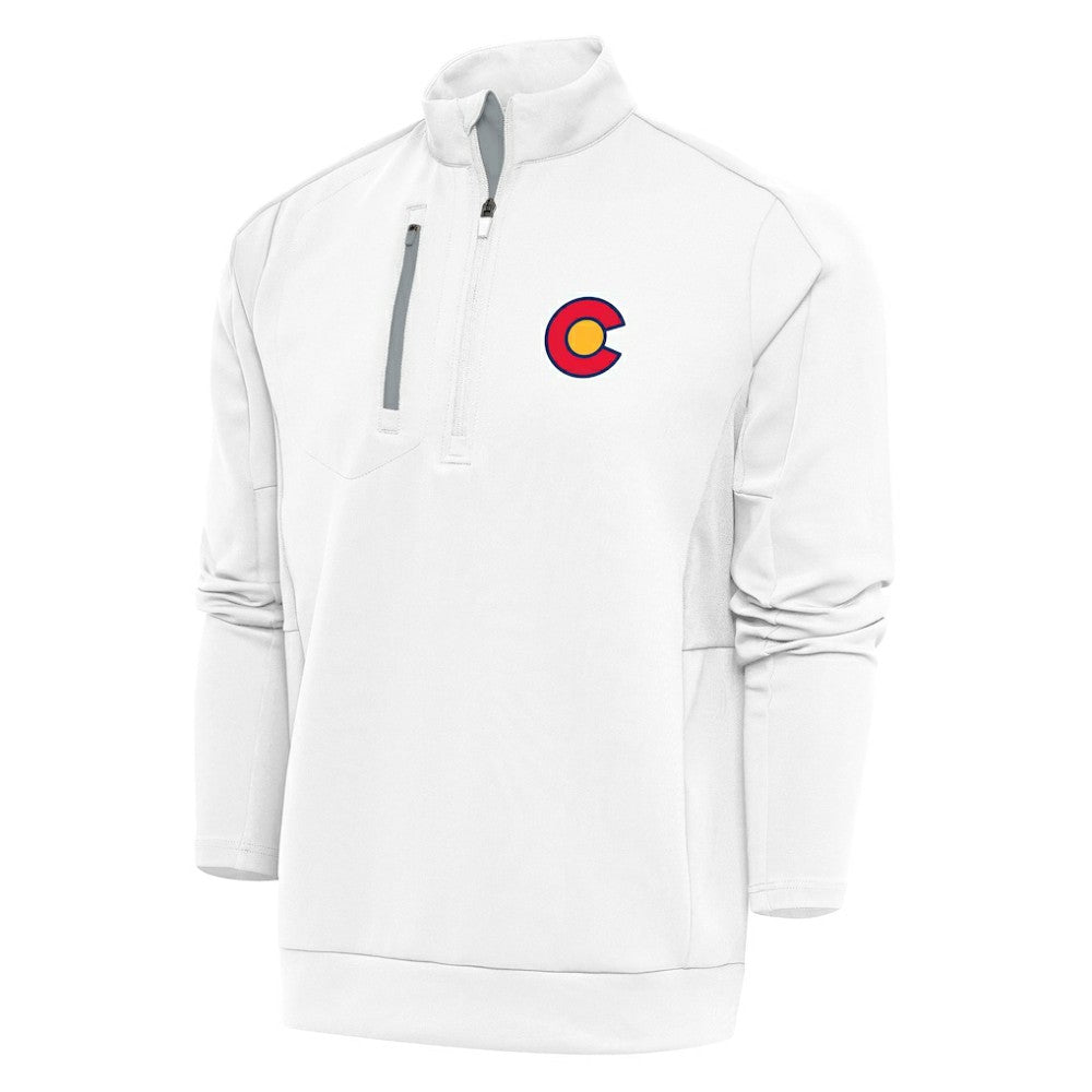 Colorado Avalanche Antigua Special Edition 2.0 Generation Quarter-Zip Pullover Top - White | NHL sale