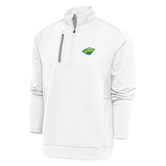 Minnesota Wild Antigua Special Edition 2.0 Generation Quarter-Zip Pullover Top - White | NHL online