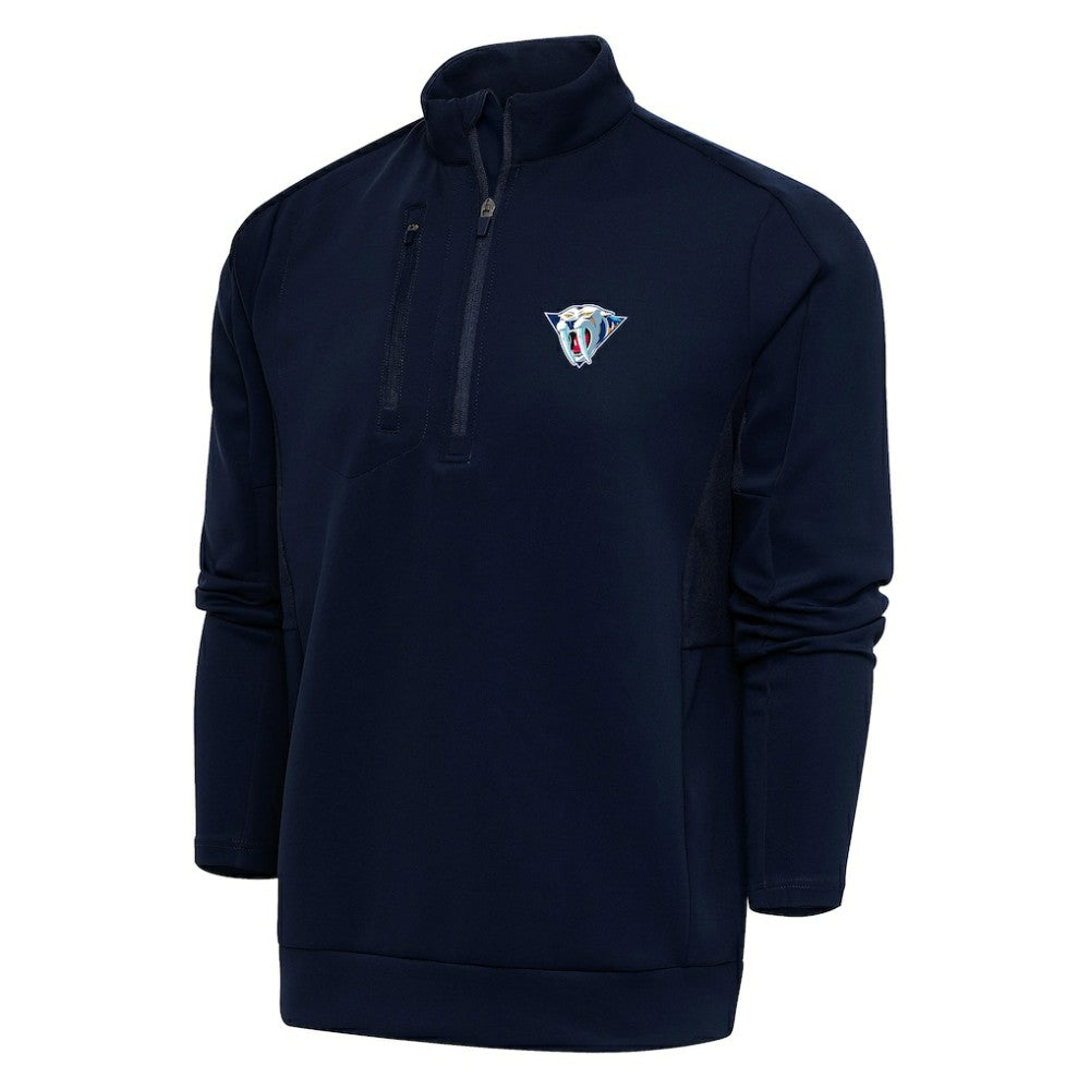 Nashville Predators Antigua Special Edition 2.0 Generation Quarter-Zip Pullover Top - Navy | NHL online