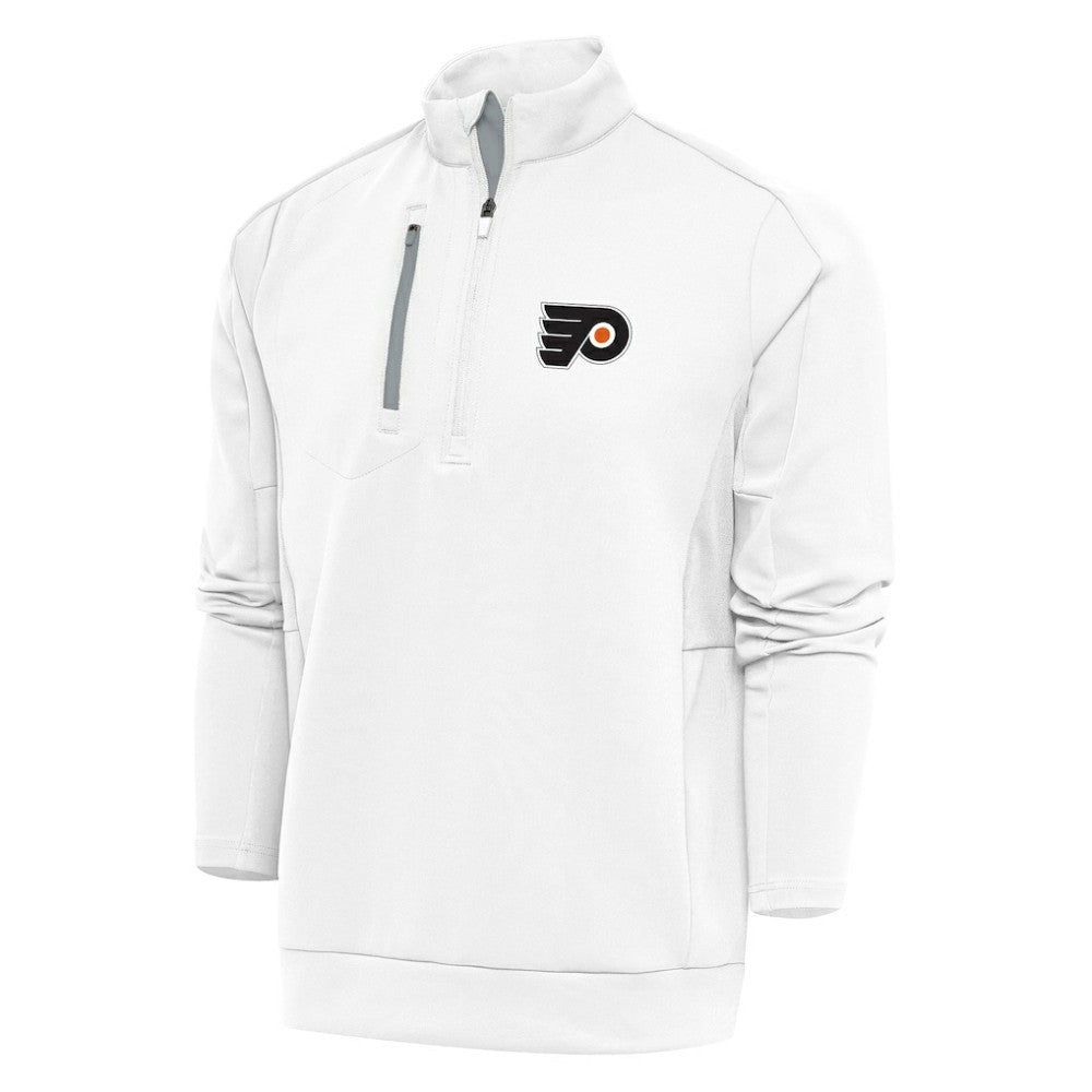 Philadelphia Flyers Antigua Special Edition 2.0 Generation Quarter-Zip Pullover Top - White | NHL on sale