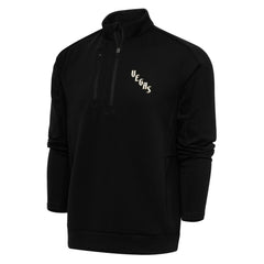 Vegas Golden Knights Antigua Special Edition 2.0 Generation Quarter-Zip Pullover Top - Black | NHL on sale