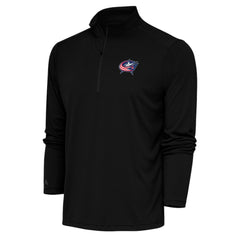 Columbus Blue Jackets Antigua Special Edition 2.0 Tribute Quarter-Zip Pullover Top - Black | NHL discount