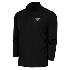 Dallas Stars Antigua Special Edition 2.0 Tribute Quarter-Zip Pullover Top - Black | NHL Clearance