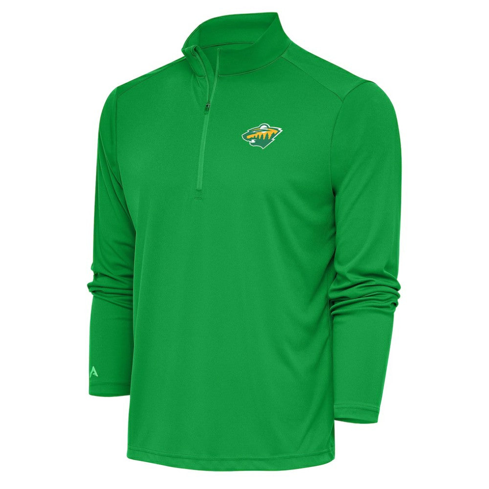 Minnesota Wild Antigua Special Edition 2.0 Tribute Quarter-Zip Pullover Top - Green | NHL online