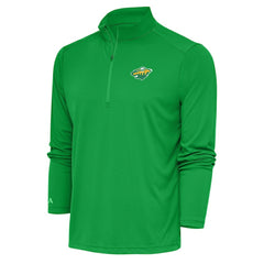 Minnesota Wild Antigua Special Edition 2.0 Tribute Quarter-Zip Pullover Top - Green | NHL online