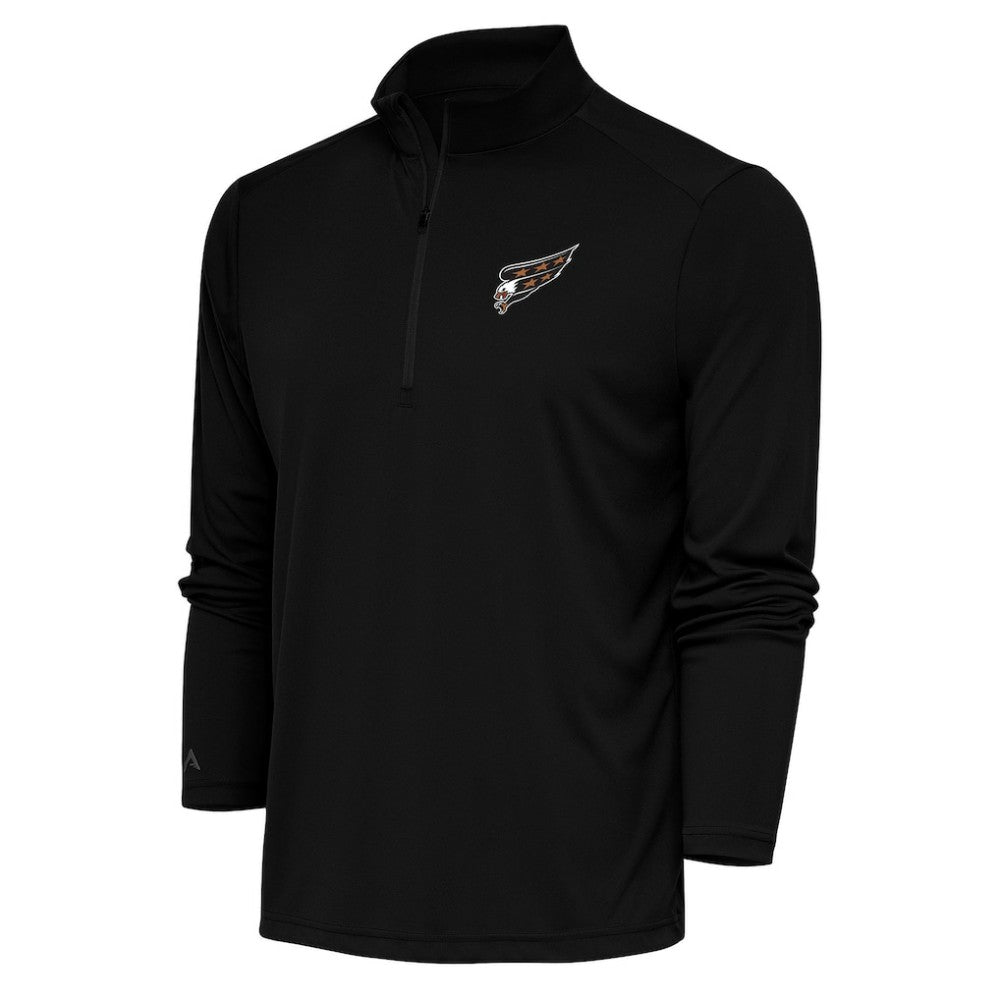 Washington Capitals Antigua Special Edition 2.0 Tribute Quarter-Zip Pullover Top - Black | NHL online