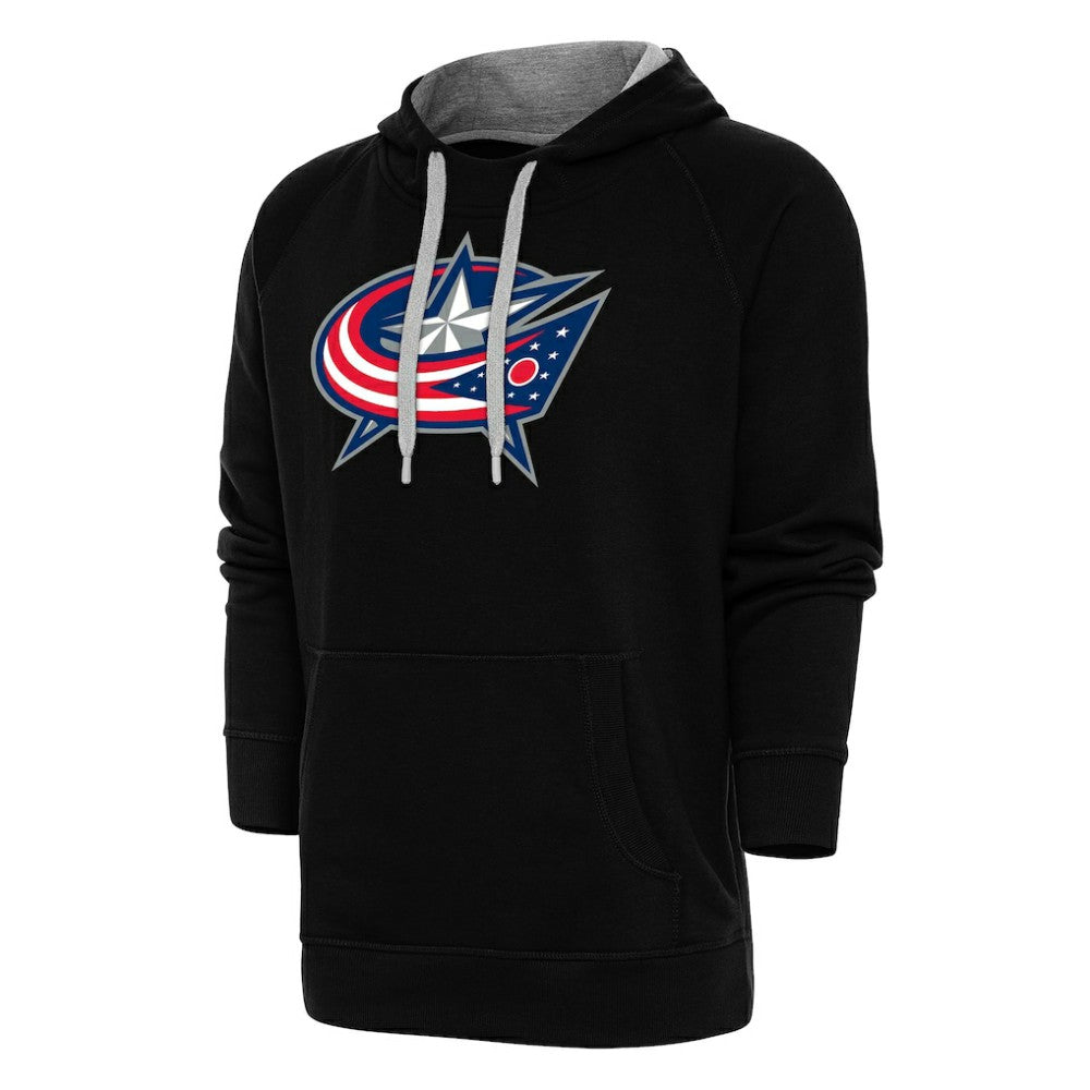 Columbus Blue Jackets Antigua Special Edition 2.0 Victory Pullover Hoodie - Black | NHL online