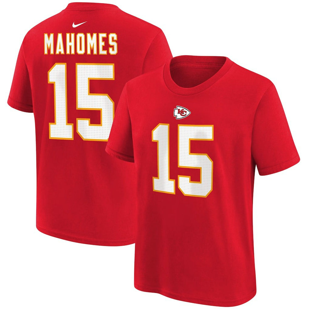 Patrick Mahomes Kansas City Chiefs Youth Player Name & Number T-Shirt - Red - Nike
