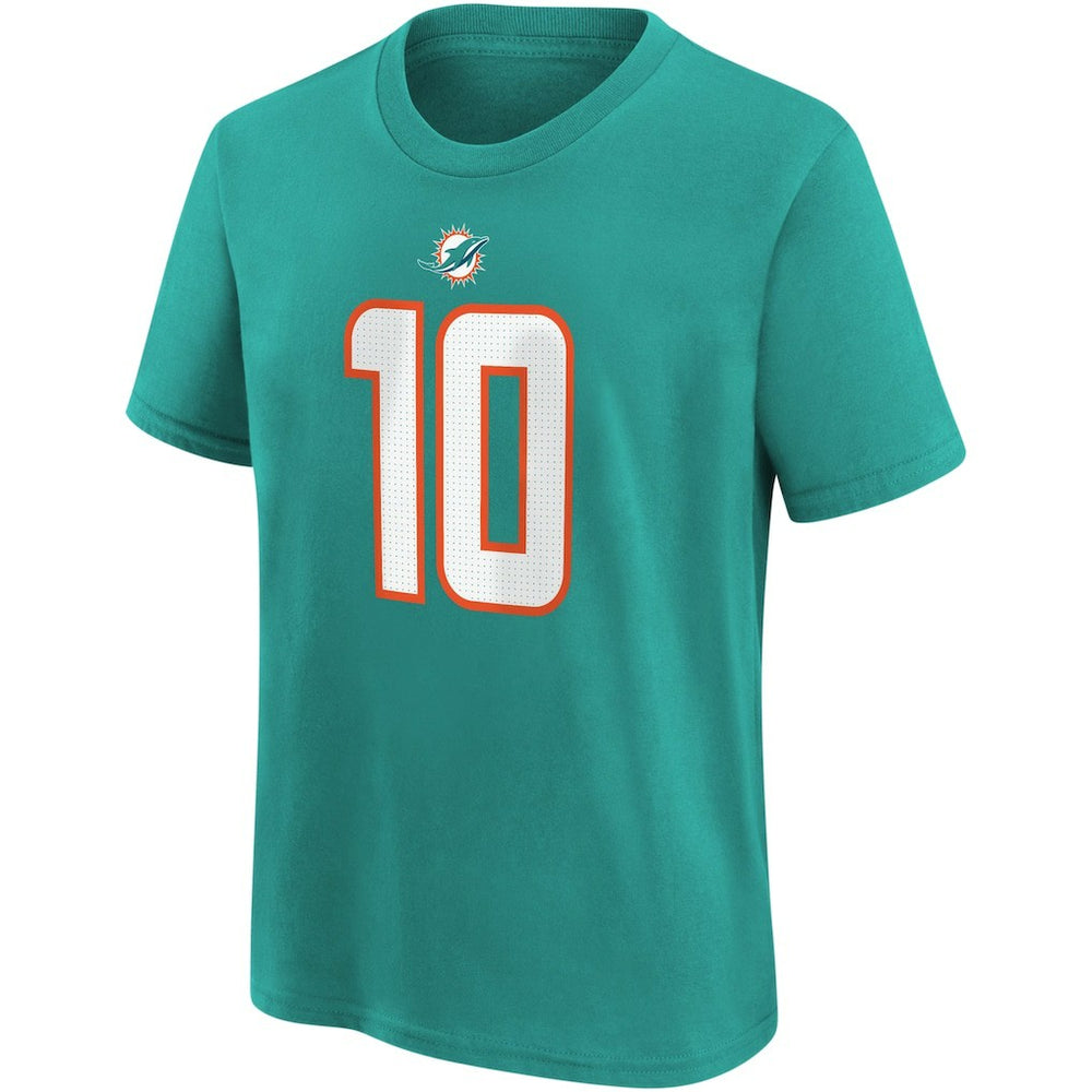 Tyreek Hill Miami Dolphins Youth Player Name & Number T-Shirt - Aqua - Nike