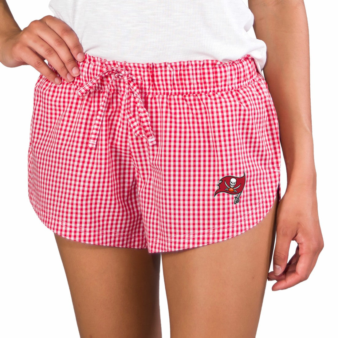 Tampa Bay Buccaneers Concepts Sport Women's Tradition Woven Shorts - Red - NFL