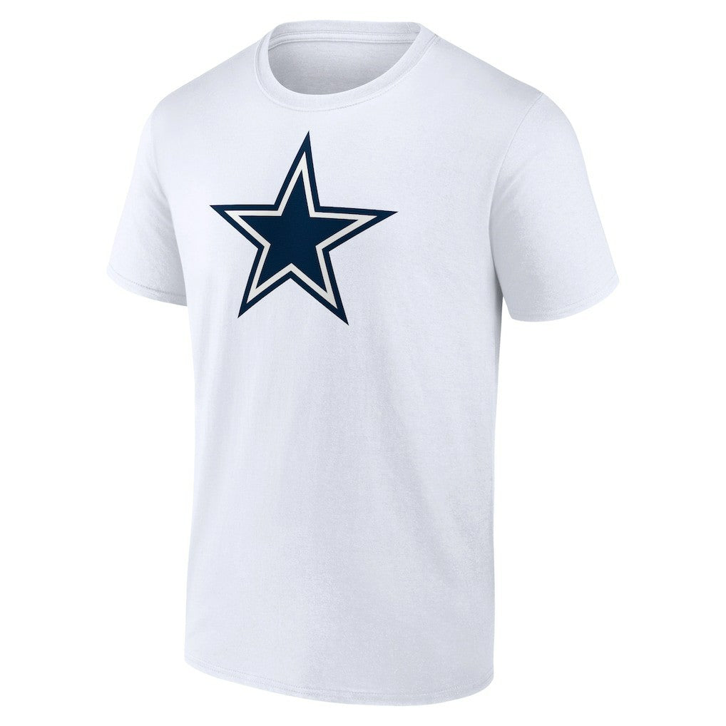 Dallas Cowboys Primary Logo T-Shirt - White - Fanatics
