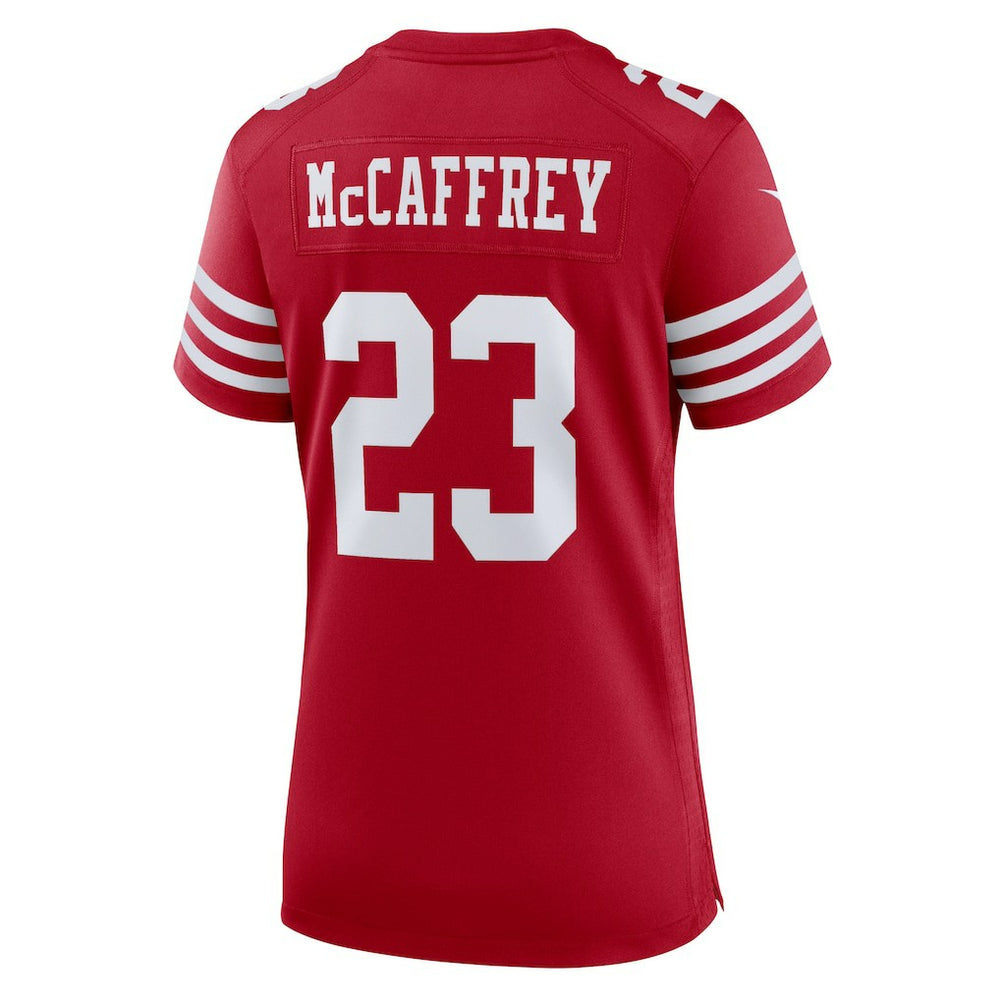 Christian McCaffrey San Francisco 49ers Women's Player Jersey - Scarlet - Nike