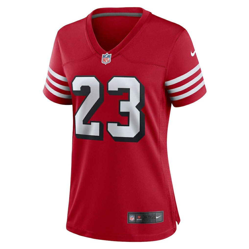 Christian McCaffrey San Francisco 49ers Women's Player Jersey - Scarlet - Nike