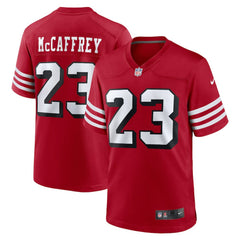 Christian McCaffrey San Francisco 49ers Alternate Game Player Jersey - Scarlet - Nike