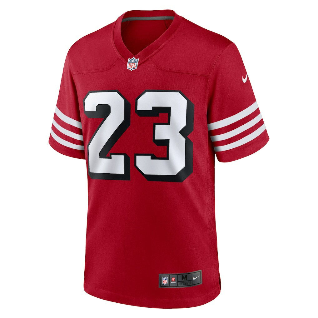 Christian McCaffrey San Francisco 49ers Alternate Game Player Jersey - Scarlet - Nike