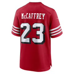 Christian McCaffrey San Francisco 49ers Alternate Game Player Jersey - Scarlet - Nike