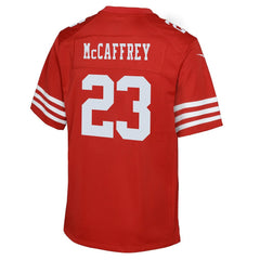 Christian McCaffrey San Francisco 49ers Youth Game Jersey - Scarlet - Nike