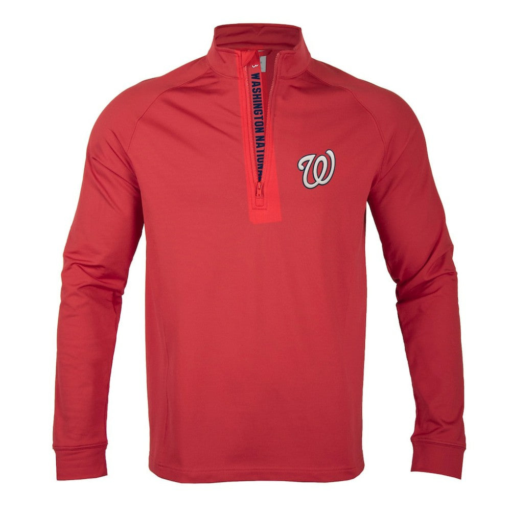 Washington Nationals Levelwear Calibre Quarter-Zip Pullover Top Discount