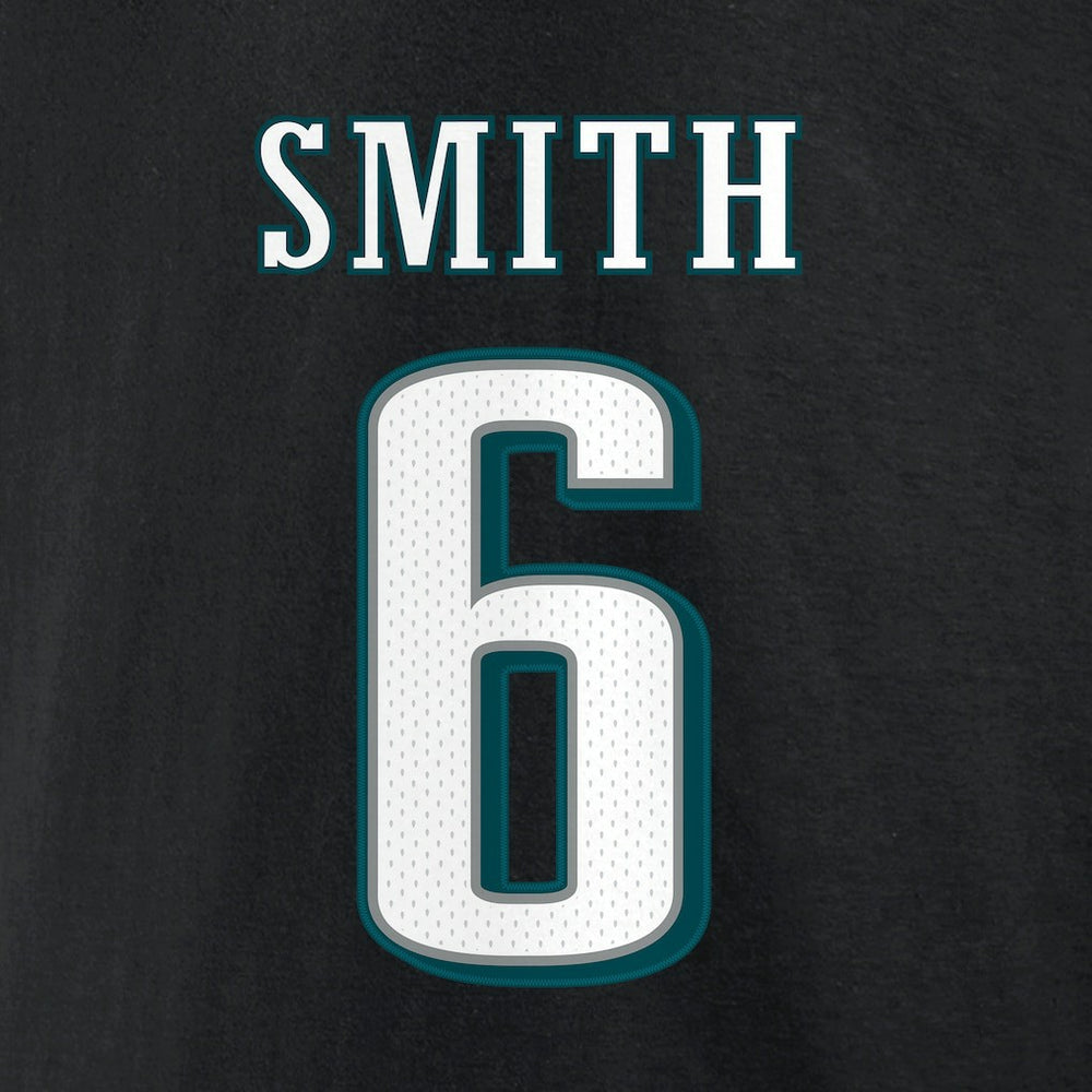 DeVonta Smith Philadelphia Eagles Icon Player Name & Number T-Shirt - Black - NFL