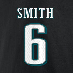 DeVonta Smith Philadelphia Eagles Icon Player Name & Number T-Shirt - Black - NFL