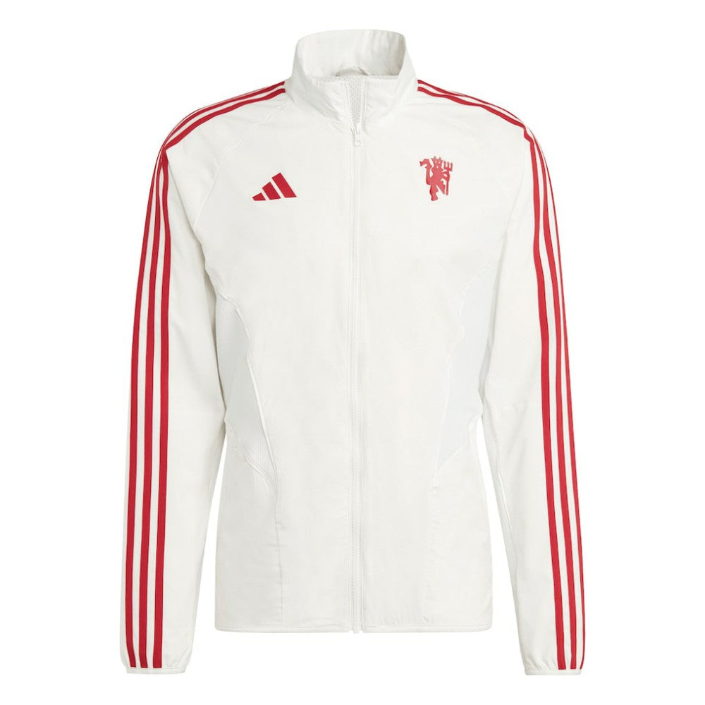 Adidas - Manchester United 2023/24 Anthem Full-Zip Jacket - White
