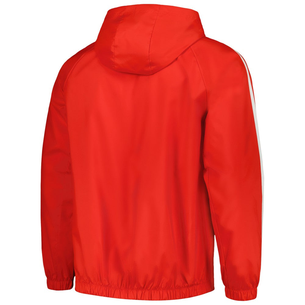 Adidas - Bayern Munich 2023/24 DNA Raglan Full-Zip Windbreaker - Red