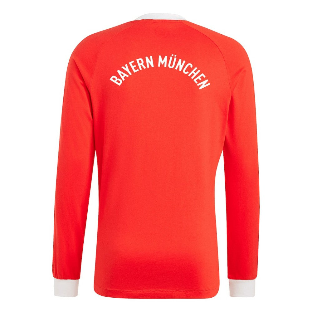 Adidas - Bayern Munich Originals Energy Drop '70s Long Sleeve Jersey - Red